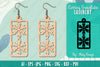 Snowflake Earring Lasercut SVG Bundle
