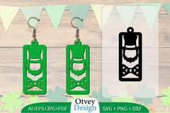 St Patrick's Day Earring Lasercut SVG Bundle 77 - CraftNest - Digital Crafting and Art
