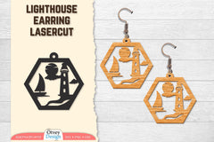 Lighthouse Earring Lasercut SVG Bundle 51 - CraftNest - Digital Crafting and Art