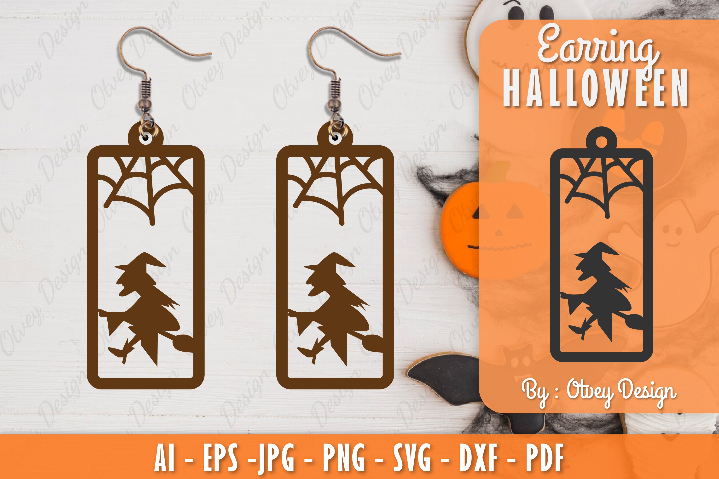 Earring Halloween Lasercut SVG Bundle 33 - CraftNest - Digital Crafting and Art