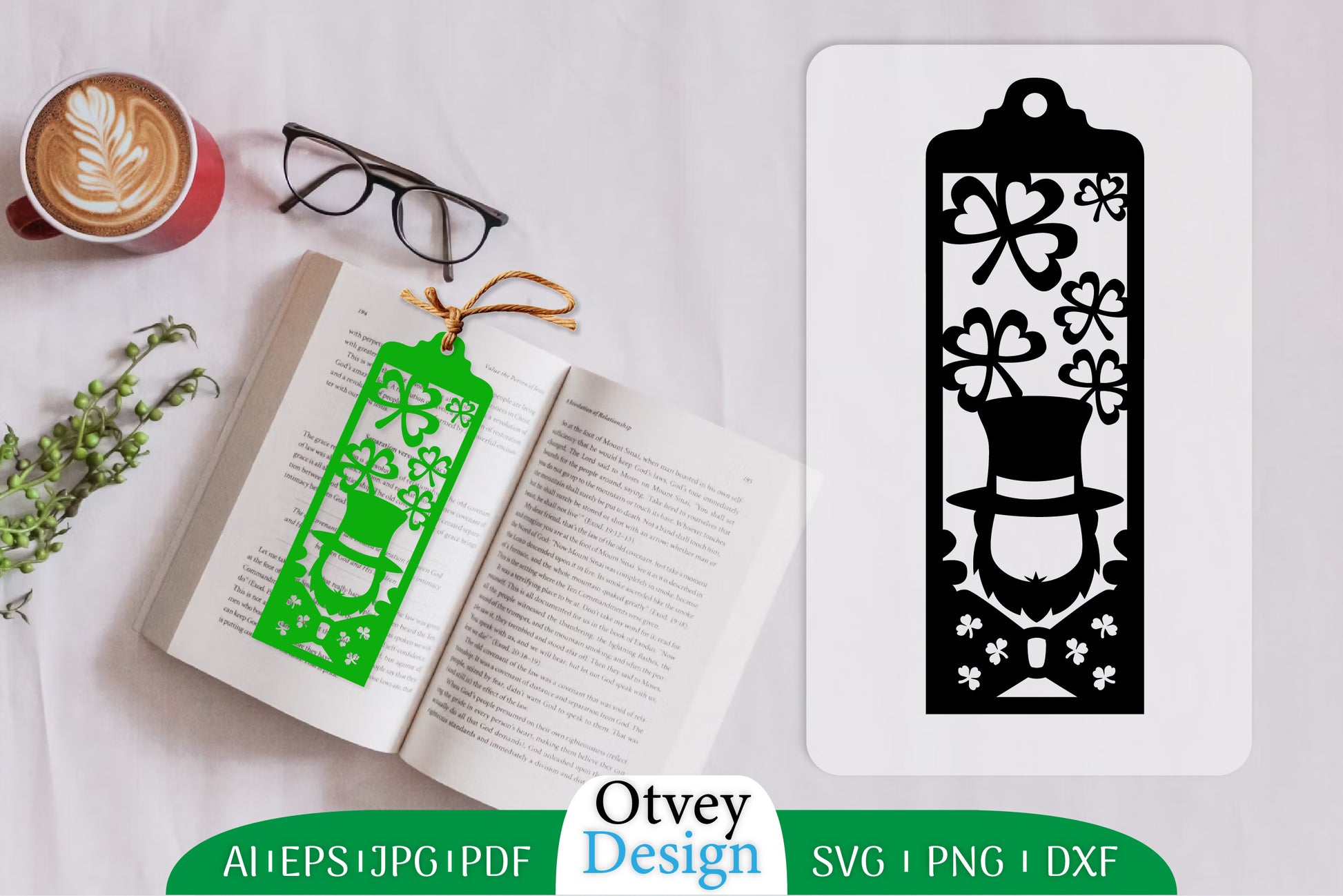 St. Patrick's Day Bookmark SVG Bundle 3 - CraftNest - Digital Crafting and Art