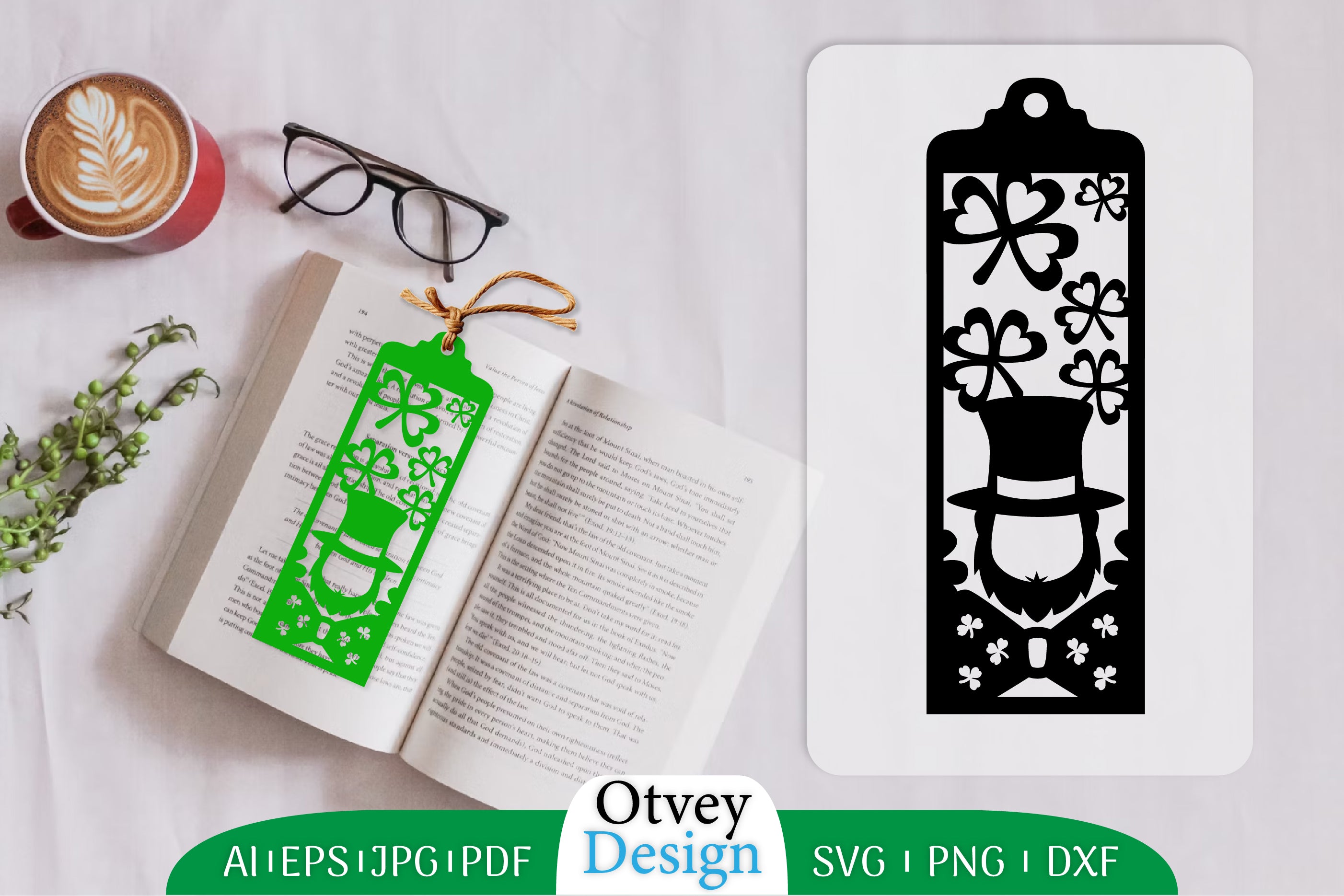 St. Patrick's Day Bookmark SVG Bundle 3 - CraftNest - Digital Crafting and Art