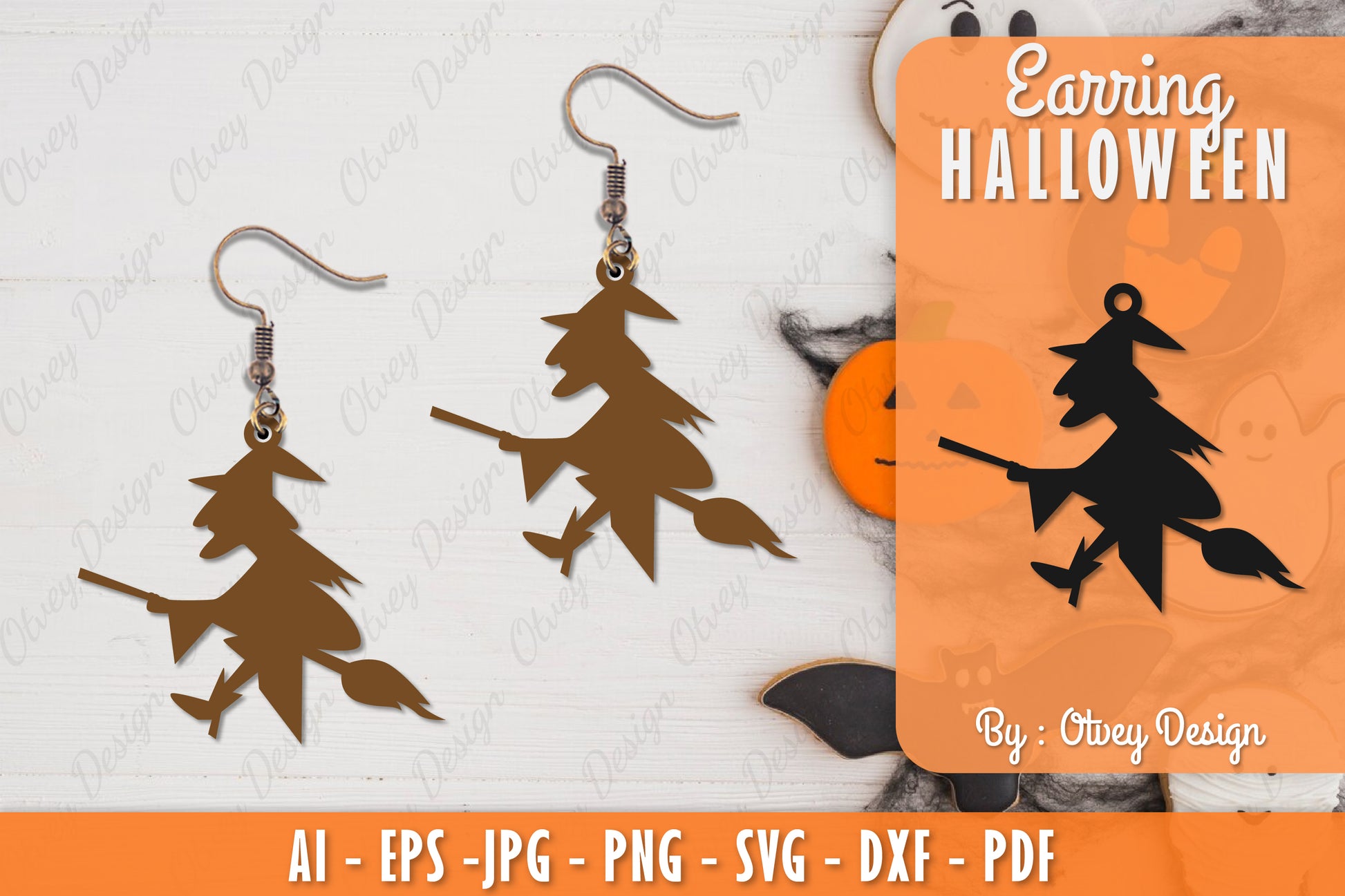 Earring Halloween Lasercut SVG Bundle 3 - CraftNest - Digital Crafting and Art