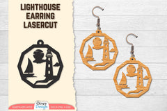 Lighthouse Earring Lasercut SVG Bundle 74 - CraftNest - Digital Crafting and Art
