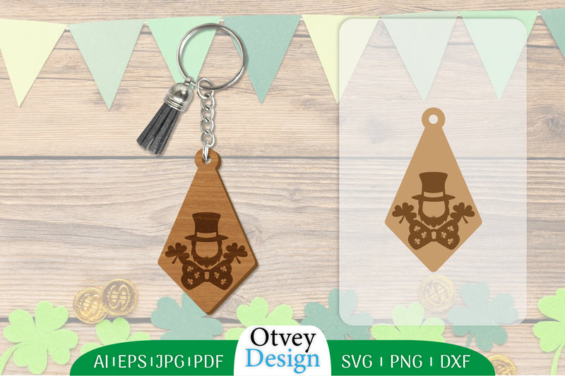 St Patrick's Day Keychain SVG Bundle 69 - CraftNest - Digital Crafting and Art
