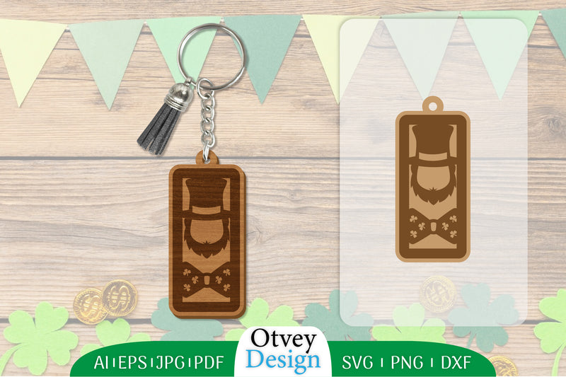 St Patrick's Day Keychain Lasercut SVG Bundle 34 - CraftNest - Digital Crafting and Art