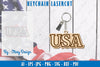 Patriotic Keychain SVG Bundle