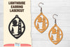 Lighthouse Earring Lasercut SVG Bundle