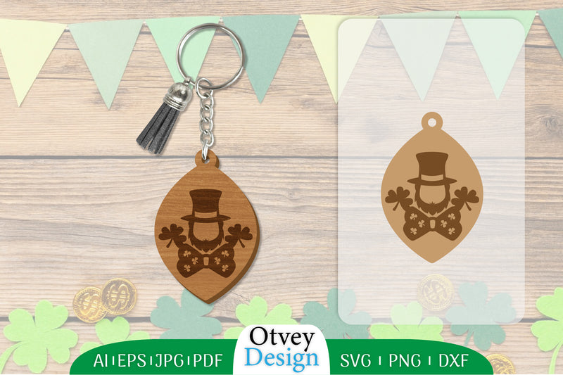 St Patrick's Day Keychain SVG Bundle 49 - CraftNest - Digital Crafting and Art
