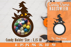 Halloween Candy Dome SVG Bundle 3 - CraftNest - Digital Crafting and Art