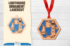 Lighthouse Lasercut Ornament SVG Bundle 40 - CraftNest - Digital Crafting and Art