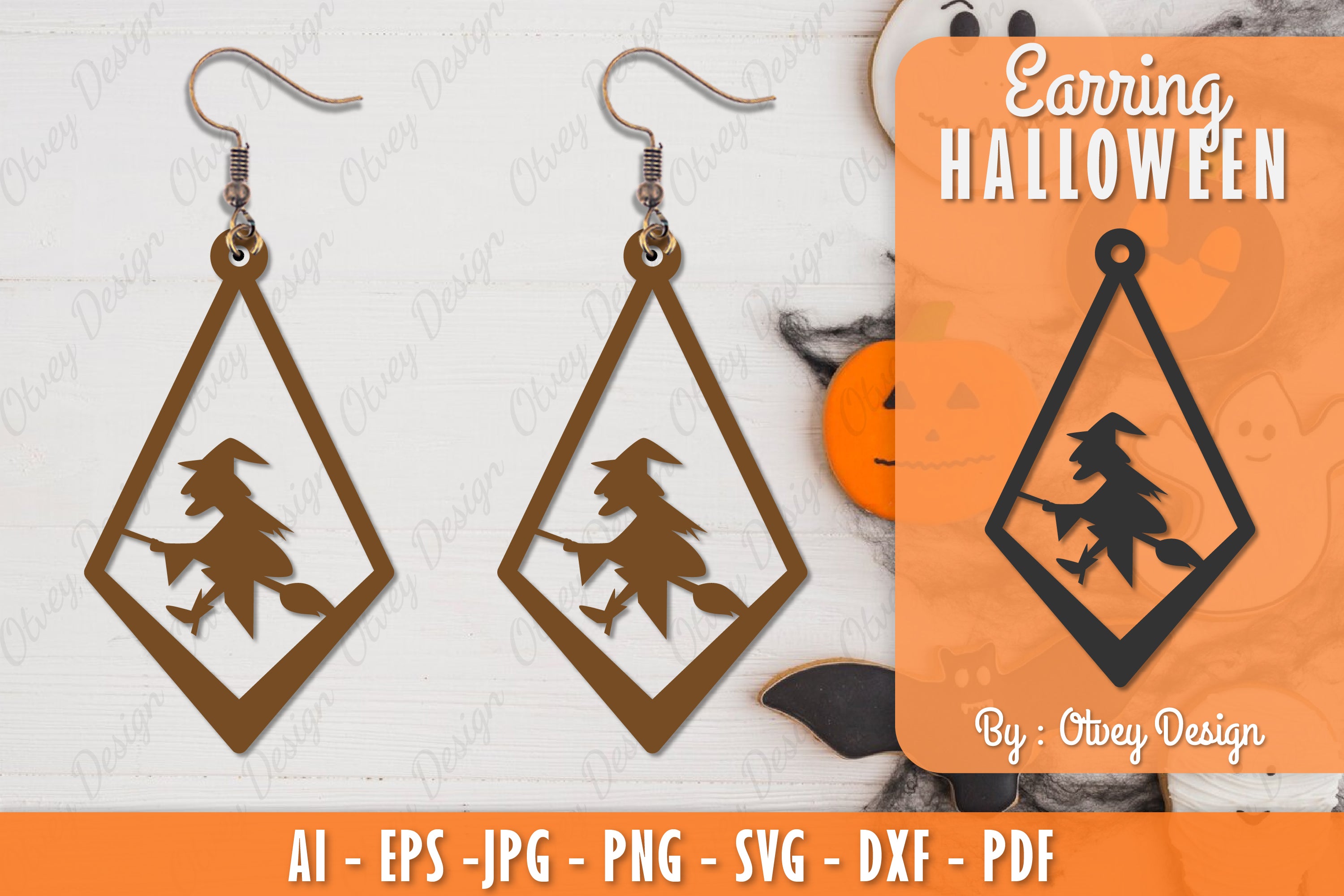 Earring Halloween Lasercut SVG Bundle 119 - CraftNest - Digital Crafting and Art