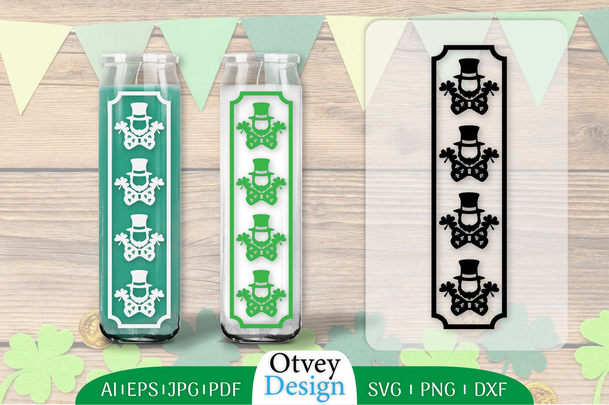 Dollar Tree Candle Wrap SVG Bundle 3 - CraftNest - Digital Crafting and Art
