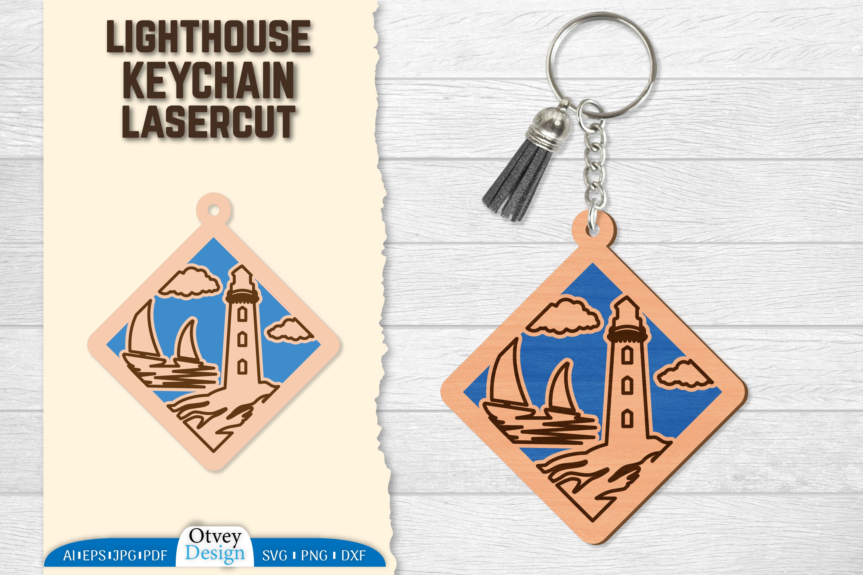 1980 Lighthouse Lasercut Ornament SVG Bundle - CraftNest - Digital Crafting and Art