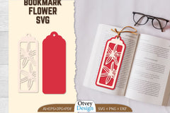 Bookmark Flower SVG Bundle 80 - CraftNest - Digital Crafting and Art