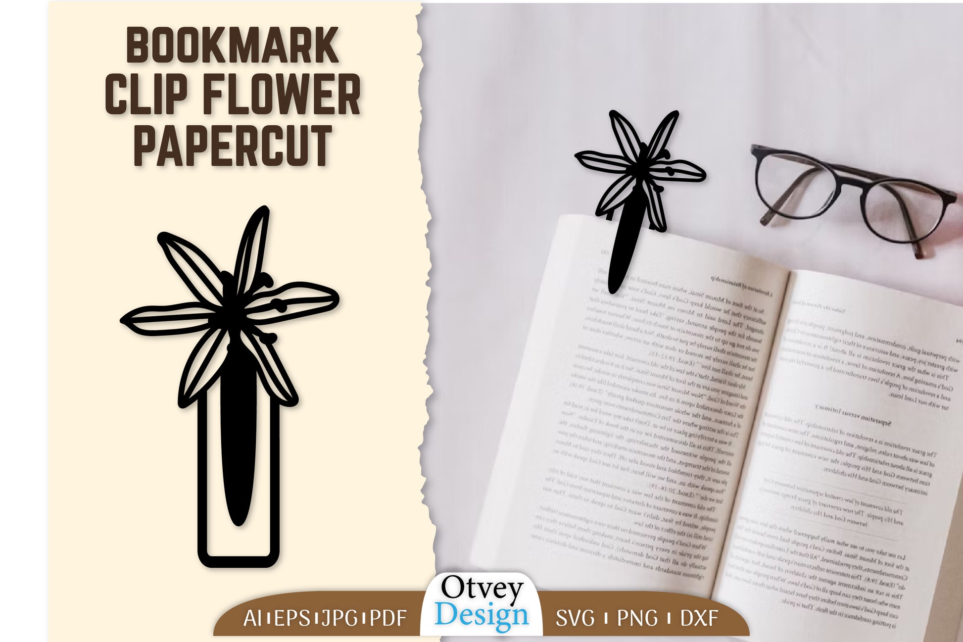 Clip Bookmark Flower SVG Bundle 11 - CraftNest - Digital Crafting and Art