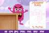 Monster Kids Corner Door Lasercut SVG Bundle
