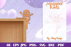 Monster Kids Corner Door Lasercut SVG Bundle 28 - CraftNest - Digital Crafting and Art