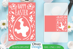 Happy Easter Greeting Card SVG Bundle 4 - CraftNest - Digital Crafting and Art
