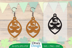 St Patrick's Day Earring Lasercut SVG Bundle 46 - CraftNest - Digital Crafting and Art