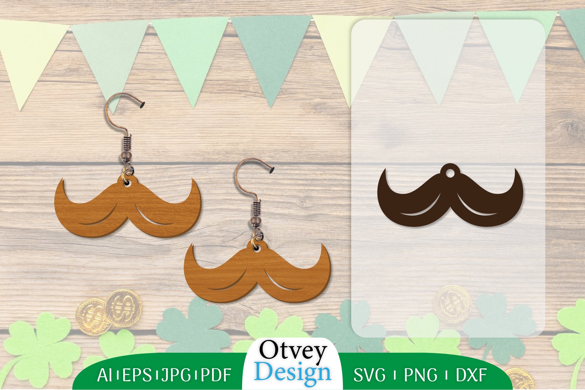 St Patrick's Day Earring SVG Bundle 3 - CraftNest - Digital Crafting and Art