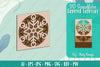 Snowflake 3D Layered Lasercut SVG Bundle