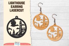 Lighthouse Earring Lasercut SVG Bundle 16 - CraftNest - Digital Crafting and Art