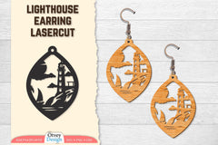 Lighthouse Earring Lasercut SVG Bundle 28 - CraftNest - Digital Crafting and Art