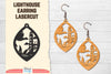 Lighthouse Earring Lasercut SVG Bundle