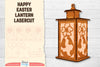 Happy Easter Lantern Lasercut SVG Bundle