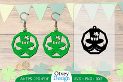 St Patrick's Day Earring Lasercut SVG Bundle 103 - CraftNest - Digital Crafting and Art