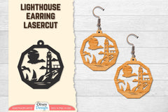 Lighthouse Earring Lasercut SVG Bundle 75 - CraftNest - Digital Crafting and Art