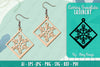 Snowflake Earring Lasercut SVG Bundle