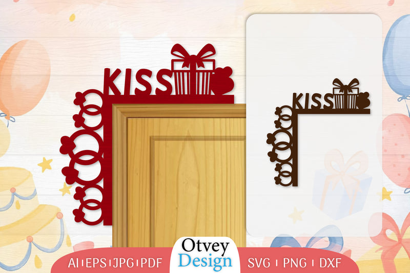 Valentine Door Corner Lasercut SVG Bundle - CraftNest - Digital Crafting and Art