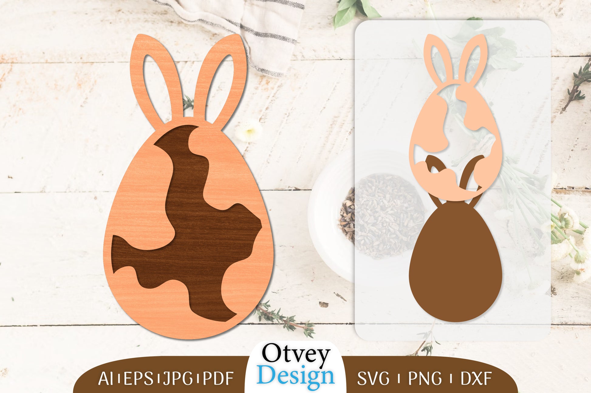 Easter Eggs Lasercut SVG Bundle 4 - CraftNest - Digital Crafting and Art