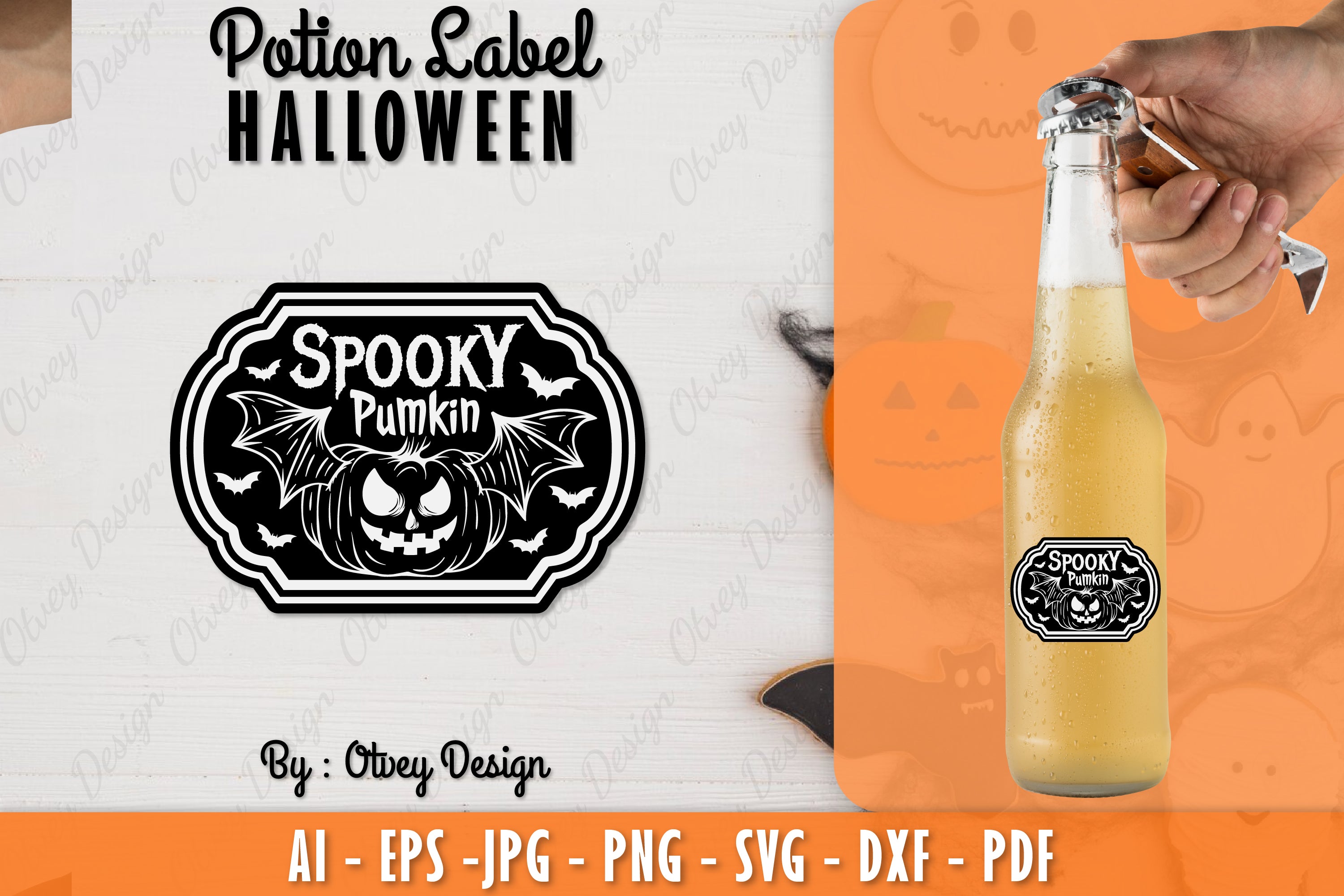 Halloween Potion Label SVG Bundle 24 - CraftNest - Digital Crafting and Art
