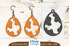 Happy Easter Egg Earring Lasercut SVG Bundle