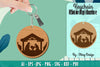 Nativity Scene Keychain SVG Bundle