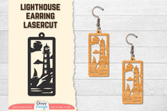 Lighthouse Earring Lasercut SVG Bundle 40 - CraftNest - Digital Crafting and Art