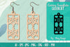 Snowflake Earring Lasercut SVG Bundle