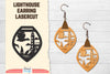 Lighthouse Earring Lasercut SVG Bundle