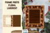 Floral Lasercut 2 Frame Photo SVG Bundle