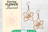 Earring Flower Lasercut SVG Bundle