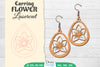 Earring Flower Lasercut SVG Bundle
