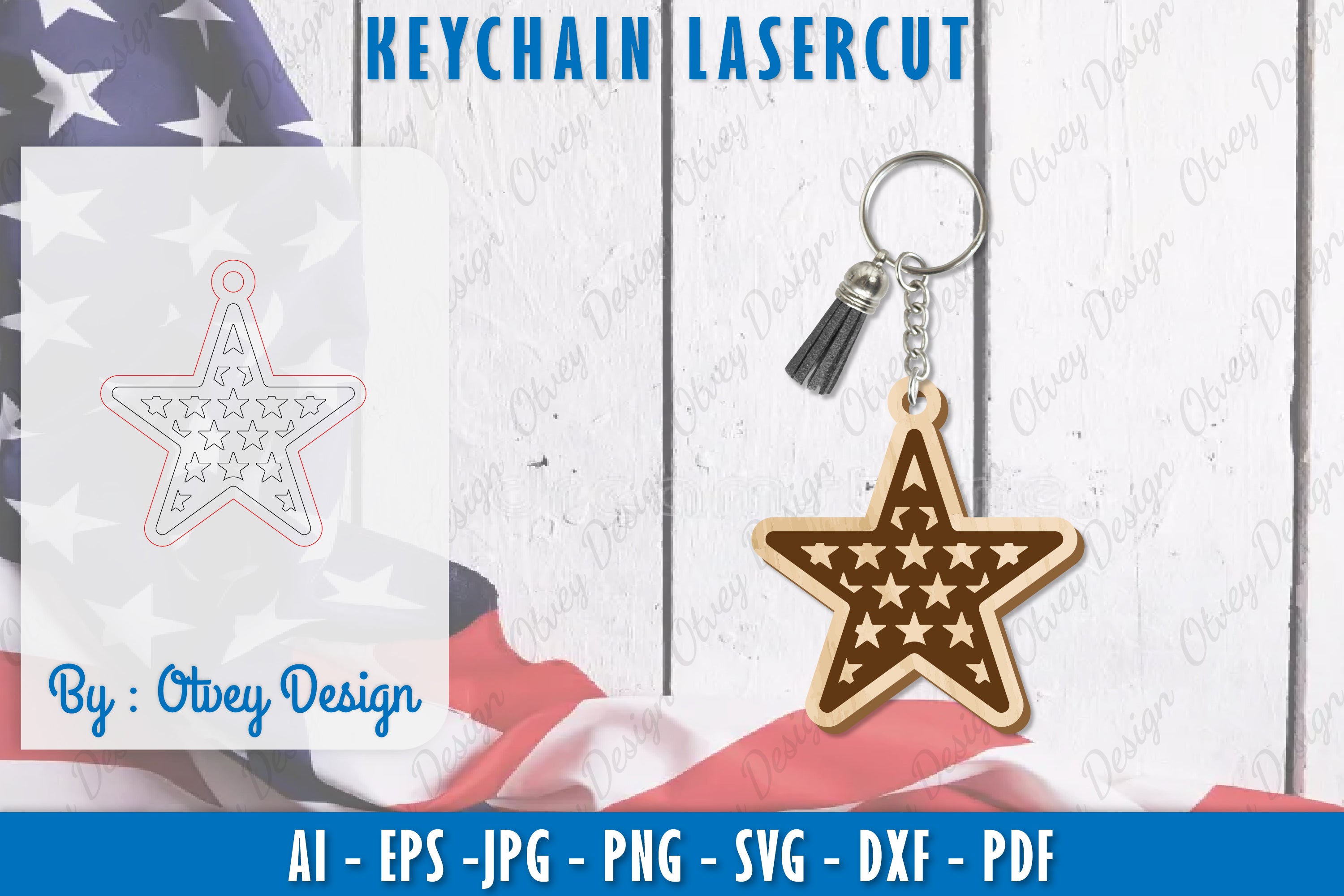 4th of July Keychain SVG Bundle 2 - CraftNest - Digital Crafting and Art