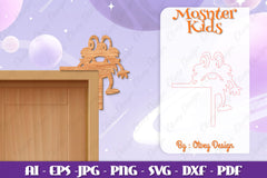 Monster Kids Corner Door Lasercut SVG Bundle 29 - CraftNest - Digital Crafting and Art
