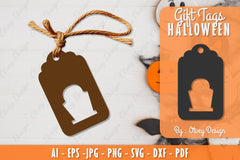 Halloween Gift Tags SVG Bundle 5 - CraftNest - Digital Crafting and Art