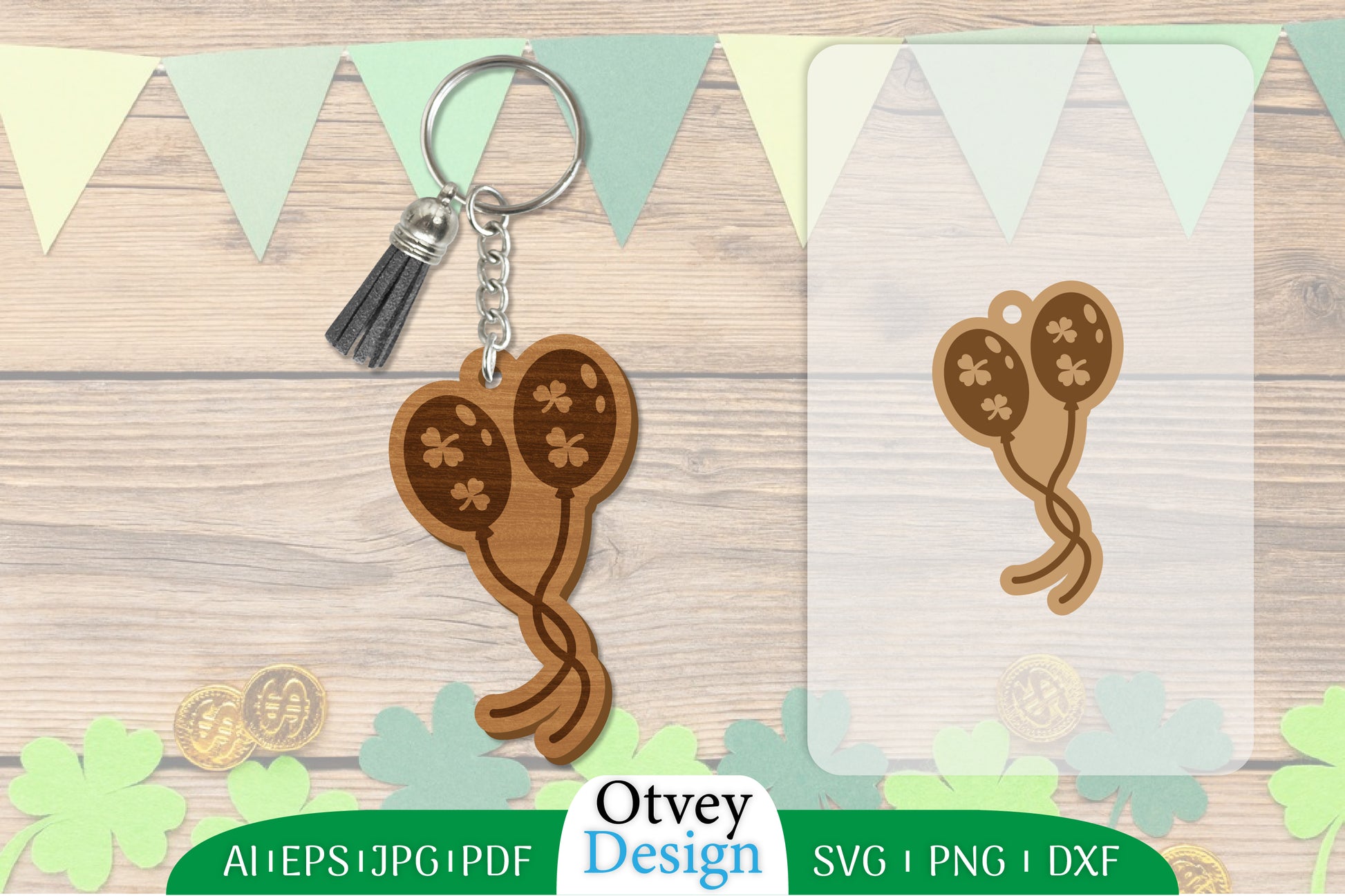 St Patrick's Day Keychain SVG Bundle 4 - CraftNest - Digital Crafting and Art