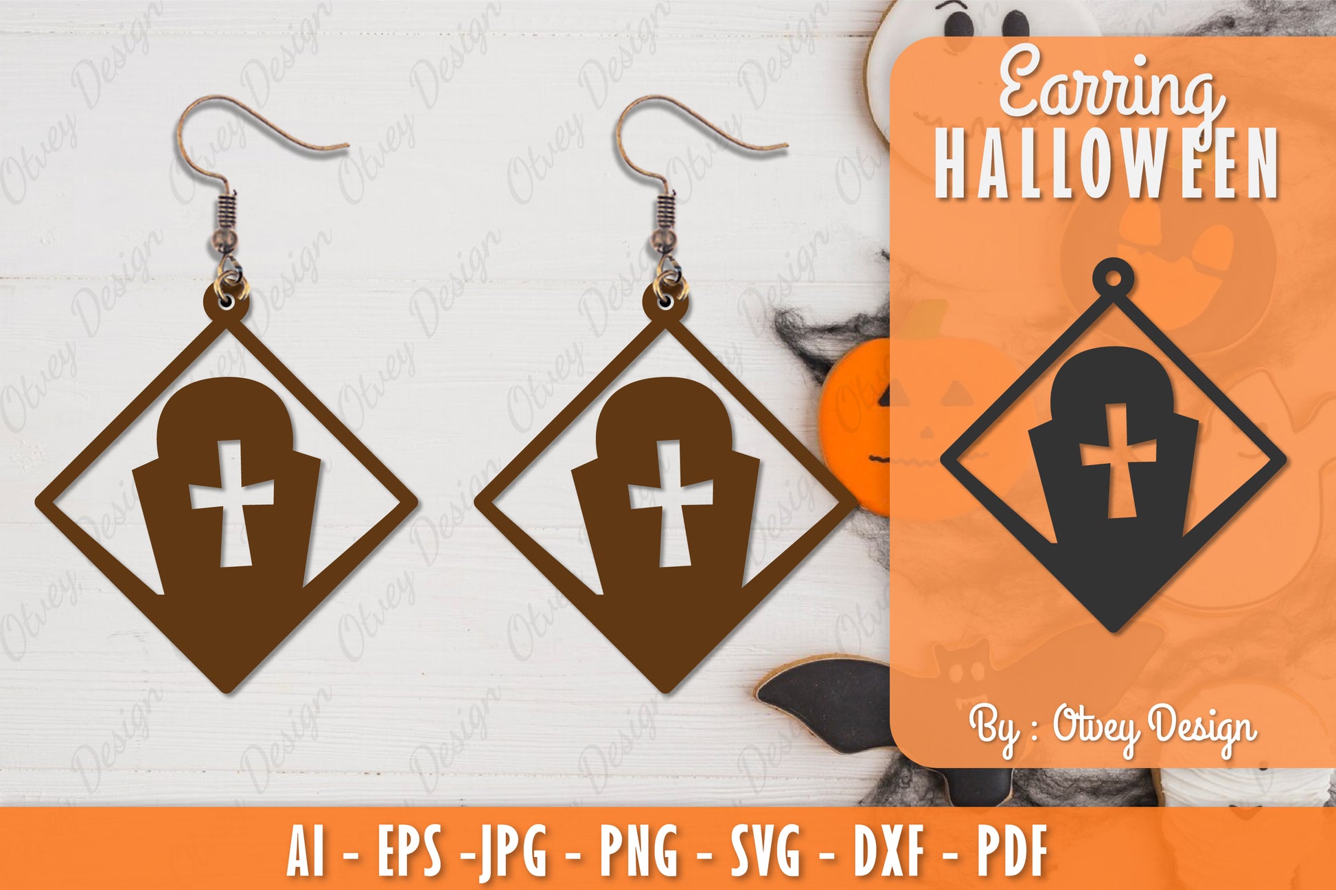 Earring Halloween Lasercut SVG Bundle 208 - CraftNest - Digital Crafting and Art