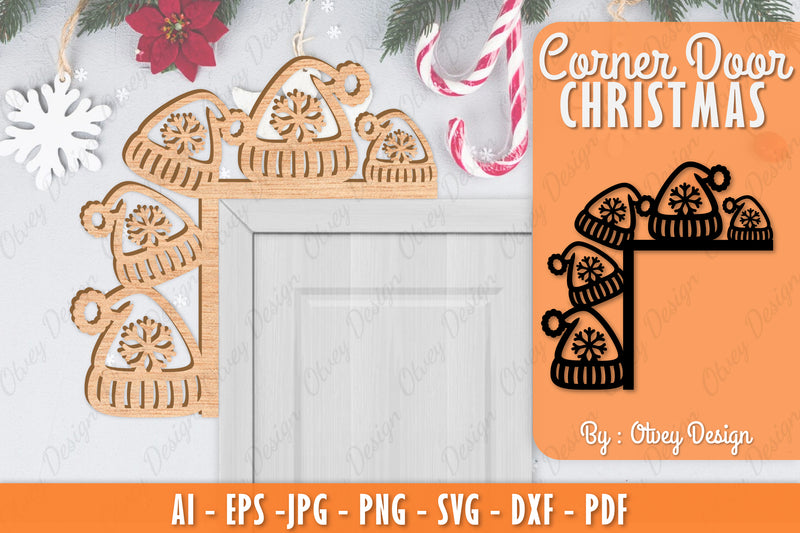 Christmas Corner Door SVG Bundle 5 - CraftNest - Digital Crafting and Art